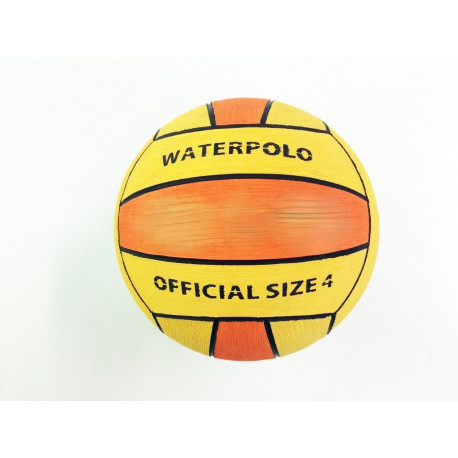 Ballon de Water Polo Compétition Bicolore Taille 4