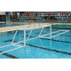 CHAMP DE JEU DE WATER POLO GONFLABLE SANS BUTS FLOTANTS